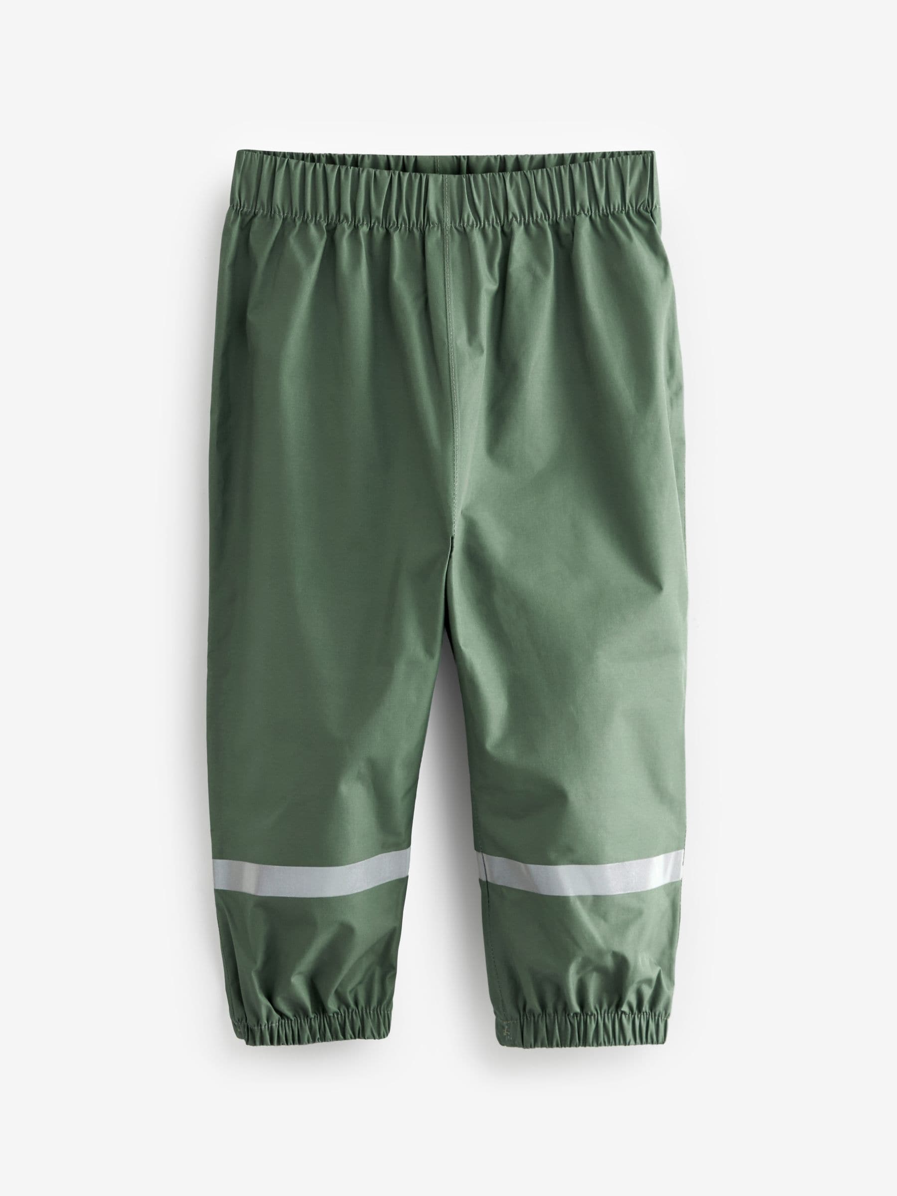 Khaki Green Waterproof Trousers (9mths-10yrs) image 4
