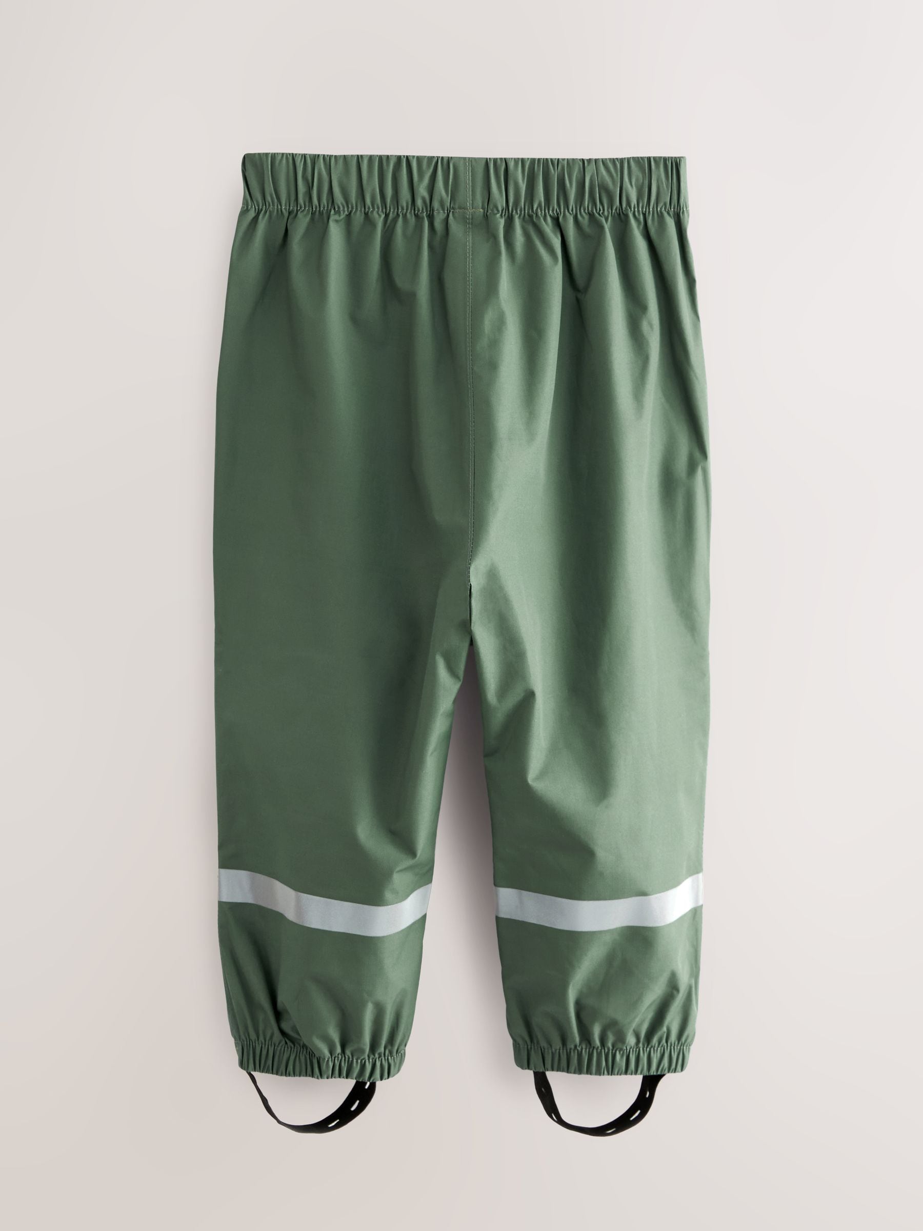 Khaki Green Waterproof Trousers (9mths-10yrs) image 5