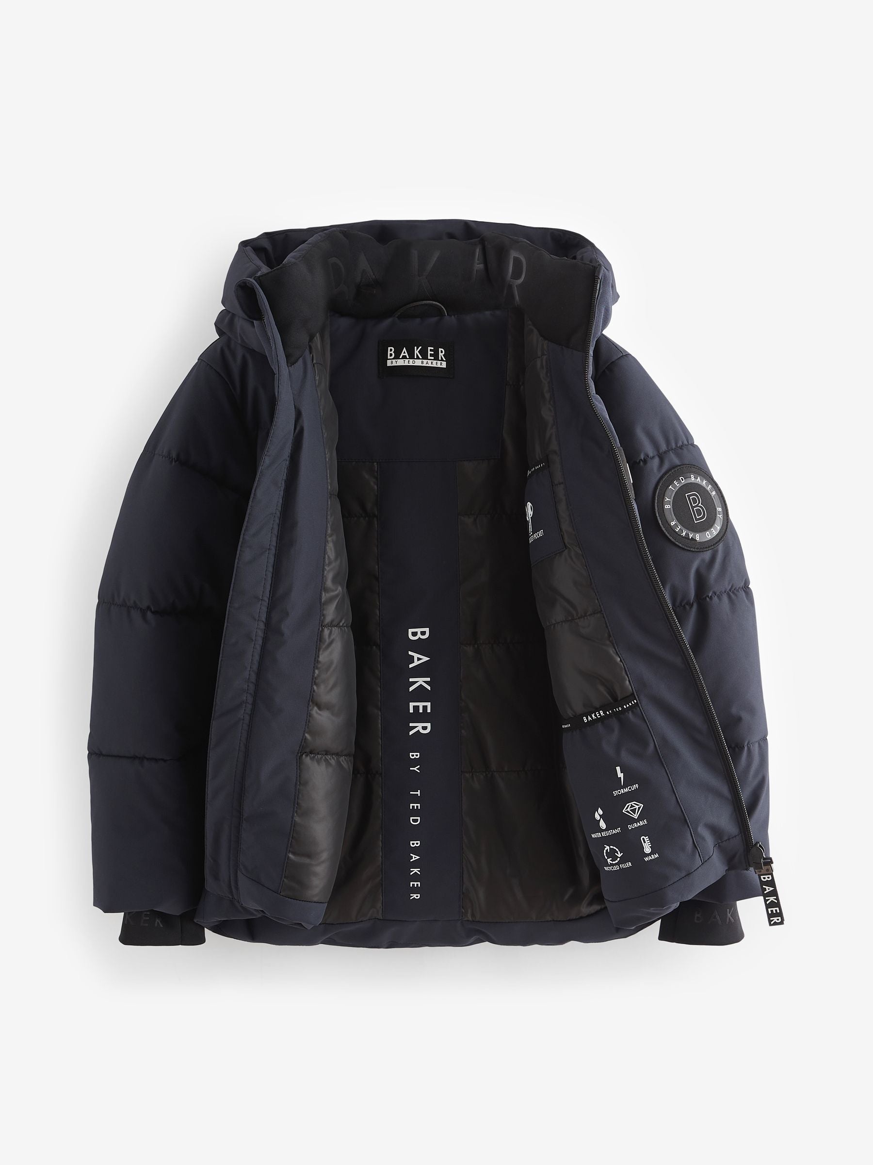 Baker by Ted Baker Shower Resistant Padded Coat image 10