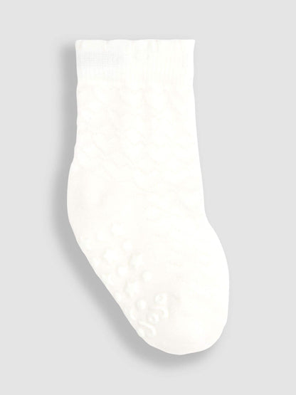 JoJo Maman Bébé Pink 3-Pack Heart Socks image 2