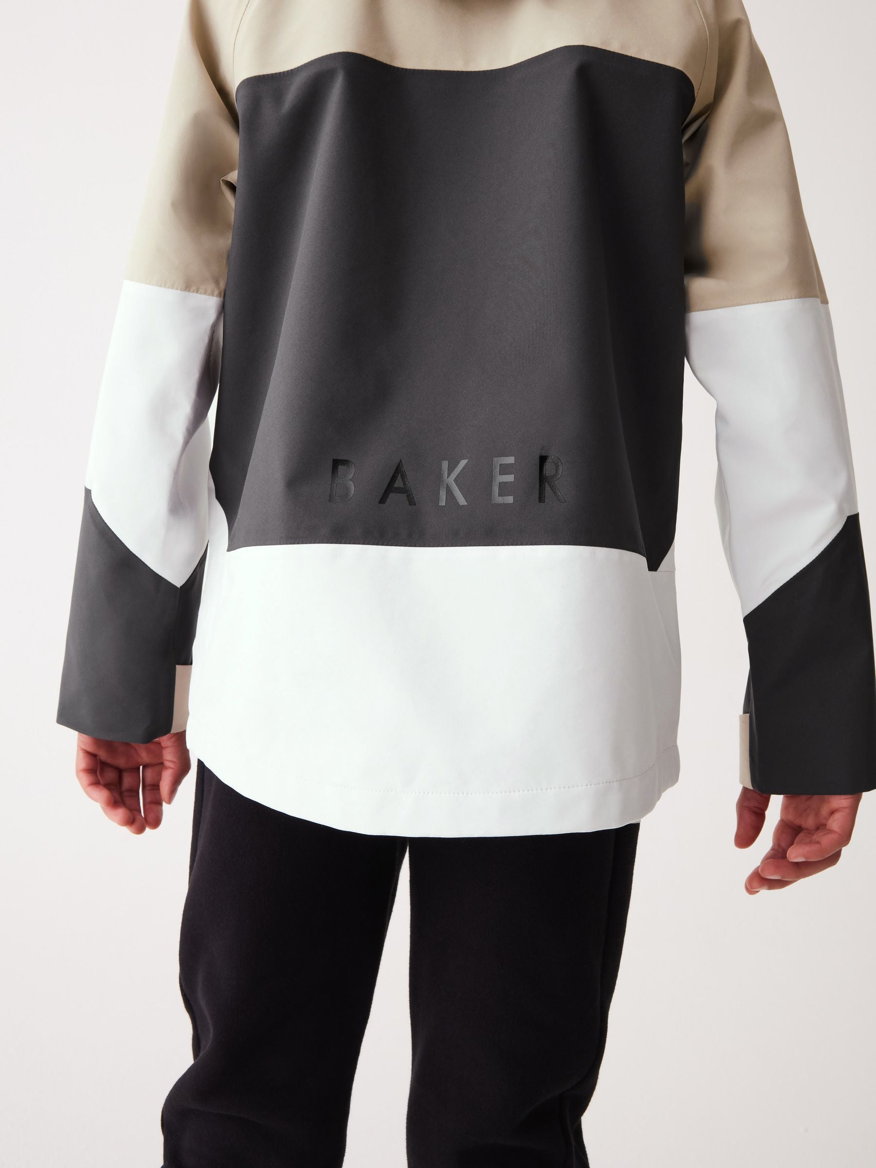 Baker by Ted Baker Shower Resistant Colourblock Rain Jacket image 3