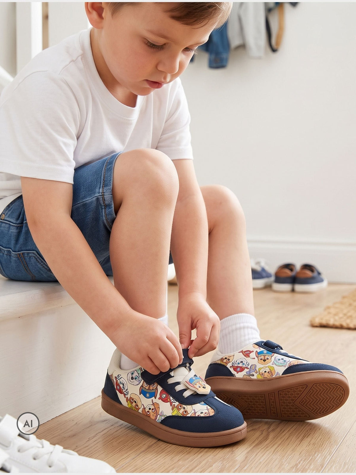 Dsiney Kidz - Character Blue PAW Patrol Trainers Rubbl, Chase And Marshall image 5