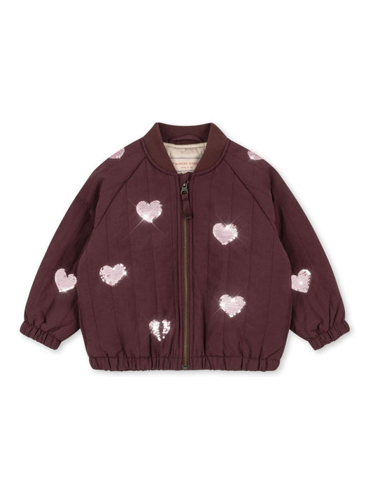 Dsiney Kidz - Konges Sløjd Brown Juno Sequin Bomber Jacket image 1
