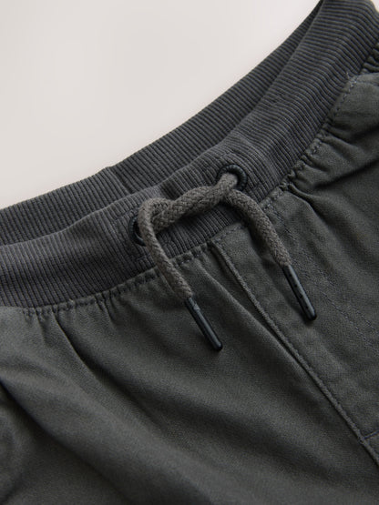 Dsiney Kidz - Charcoal Grey Regular Fit Rib Waist Pull-On Trousers (3-16yrs) image 7