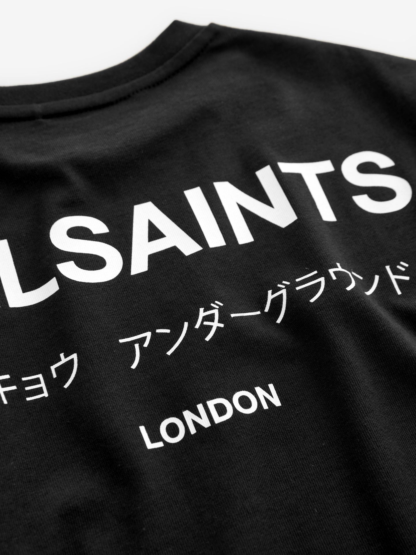 Dsiney Kidz - smALLSAINTS Black Oversized Underground Crew Neck Cotton T-Shirt image 9