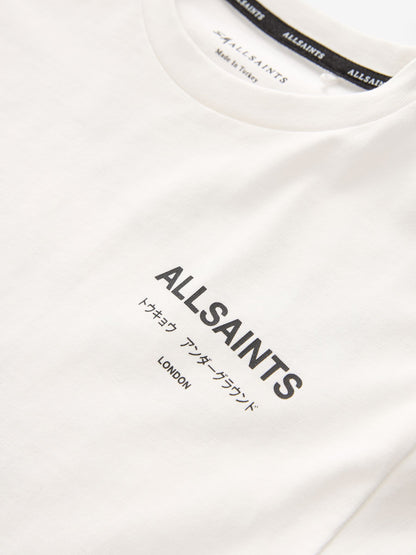 Dsiney Kidz - smALLSAINTS White Oversized Underground Crew Neck Cotton T-Shirt image 8