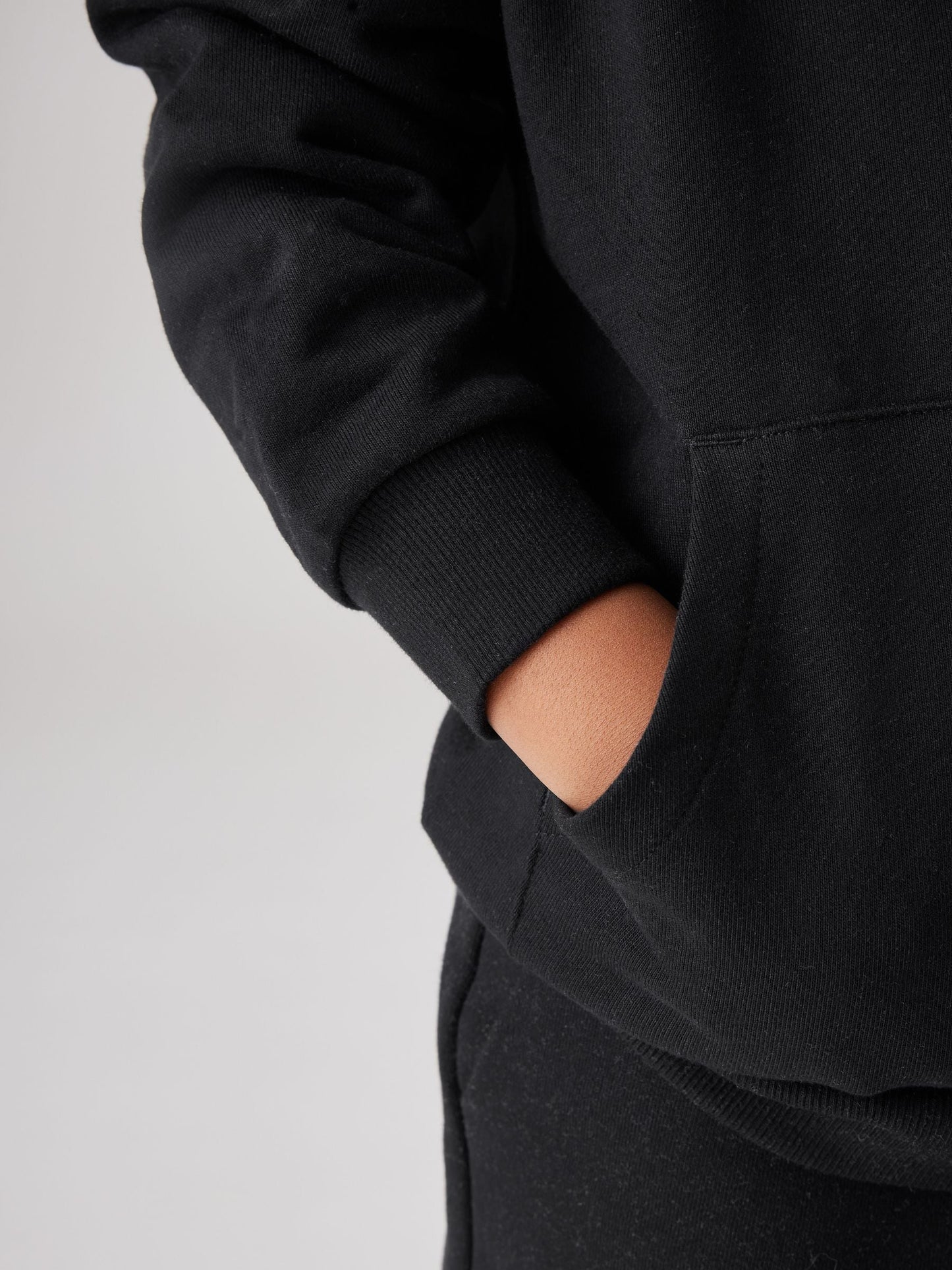 Dsiney Kidz - smALLSAINTS Black Oversized Underground Pullover Hoodie image 3