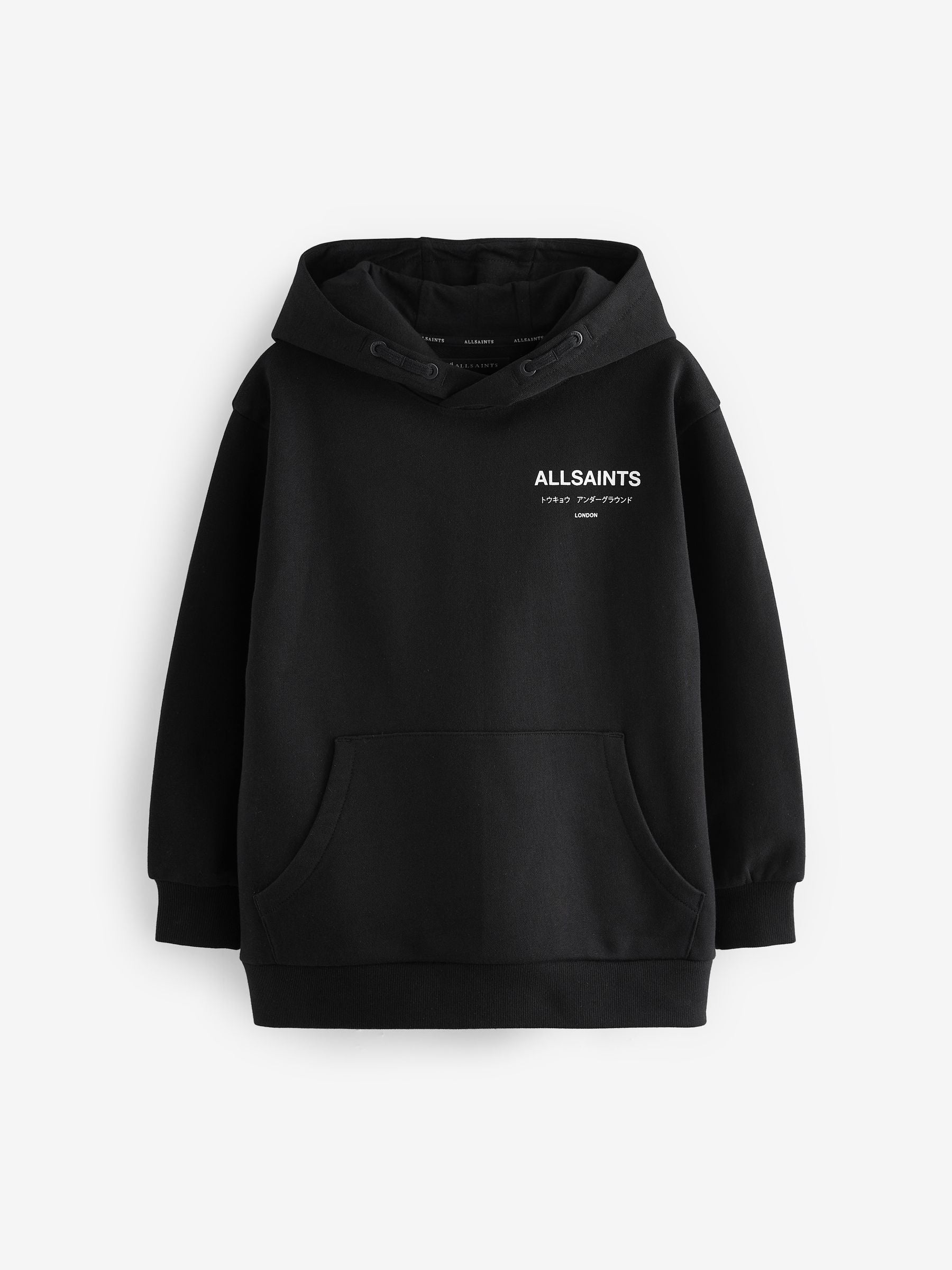 Dsiney Kidz - smALLSAINTS Black Oversized Underground Pullover Hoodie image 4