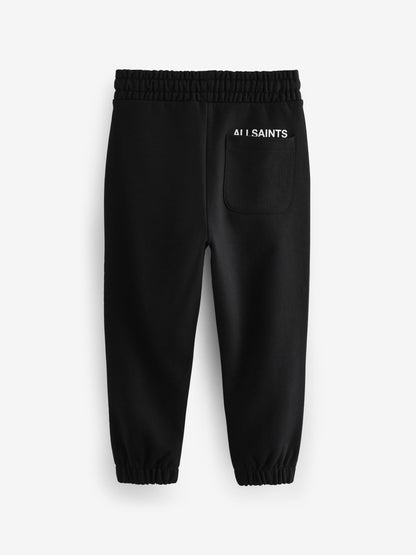 Dsiney Kidz - smALLSAINTS Black Underground Straight Cuffed Cotton Joggers image 5