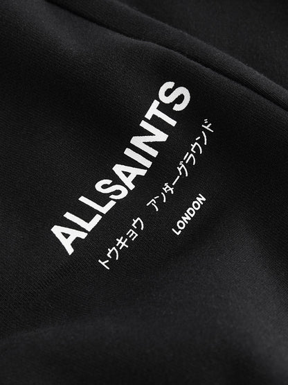 Dsiney Kidz - smALLSAINTS Black Underground Straight Cuffed Cotton Joggers image 6