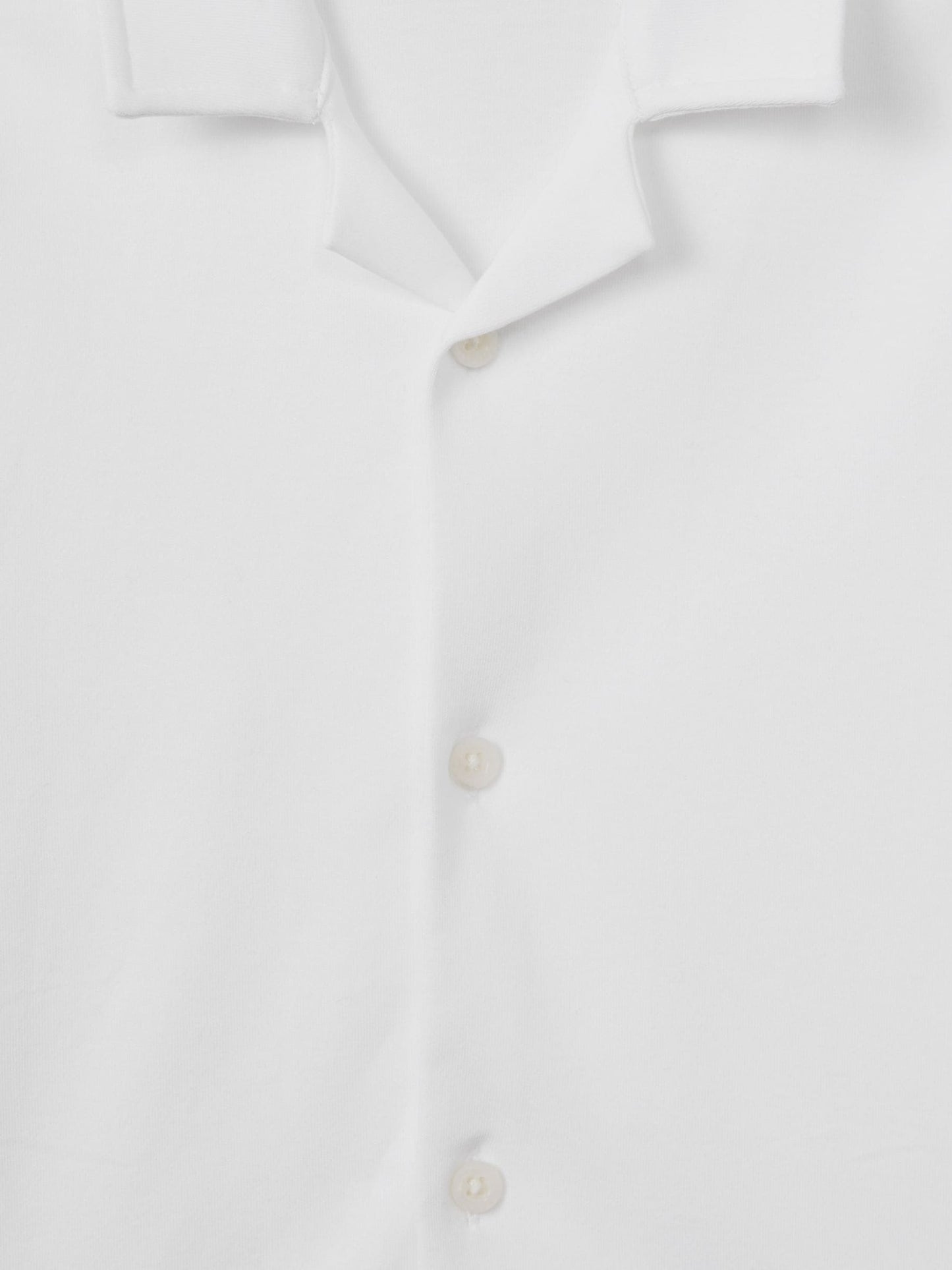 Dsiney Kidz - Reiss White Caspa 3-9 yrs Cotton Cuban Collar Shirt image 6