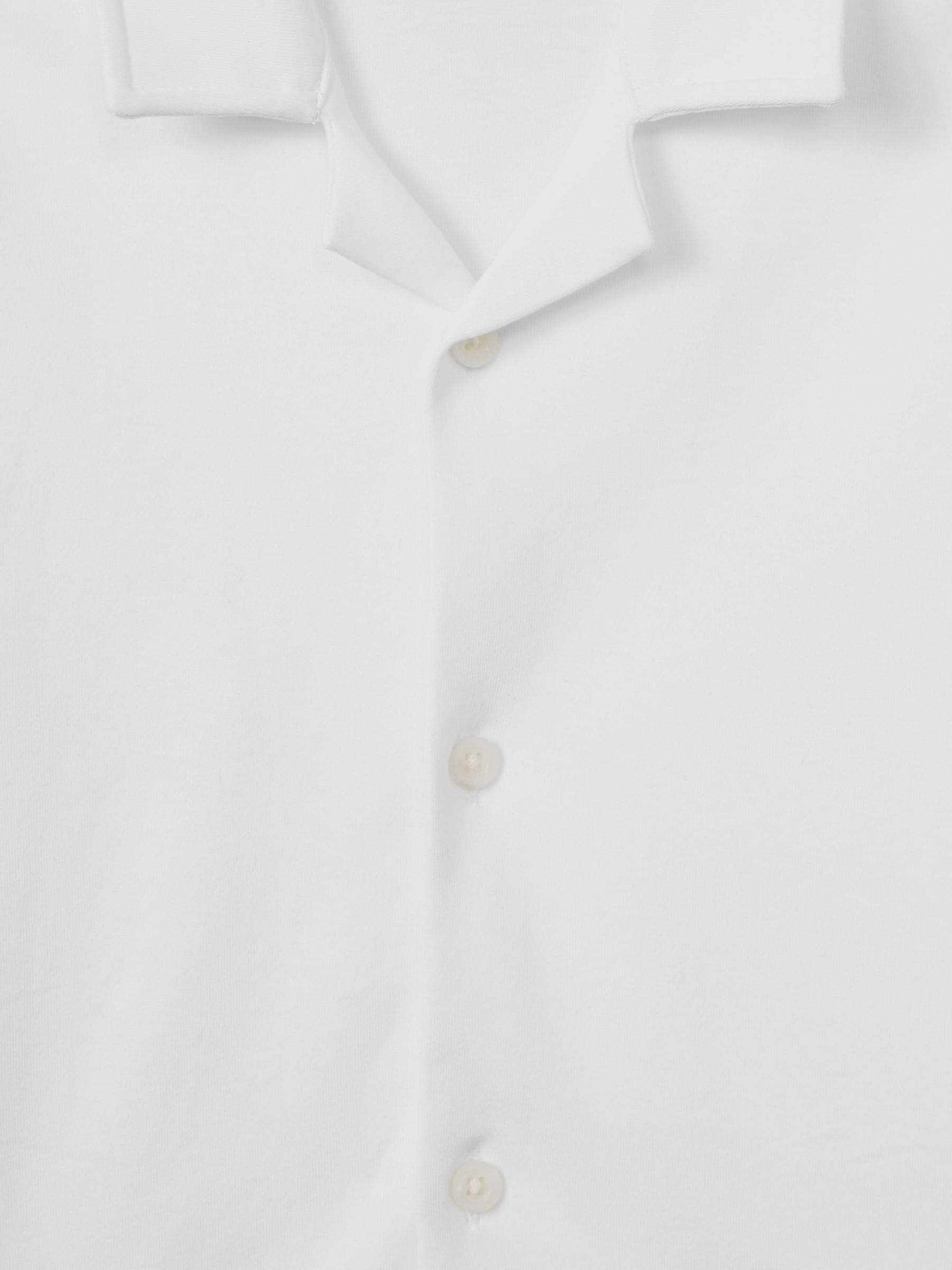 Dsiney Kidz - Reiss White Caspa 3-9 yrs Cotton Cuban Collar Shirt image 6