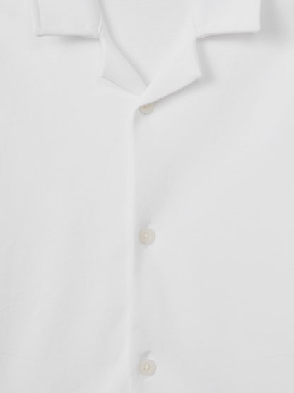 Dsiney Kidz - Reiss White Caspa 3-9 yrs Cotton Cuban Collar Shirt image 6