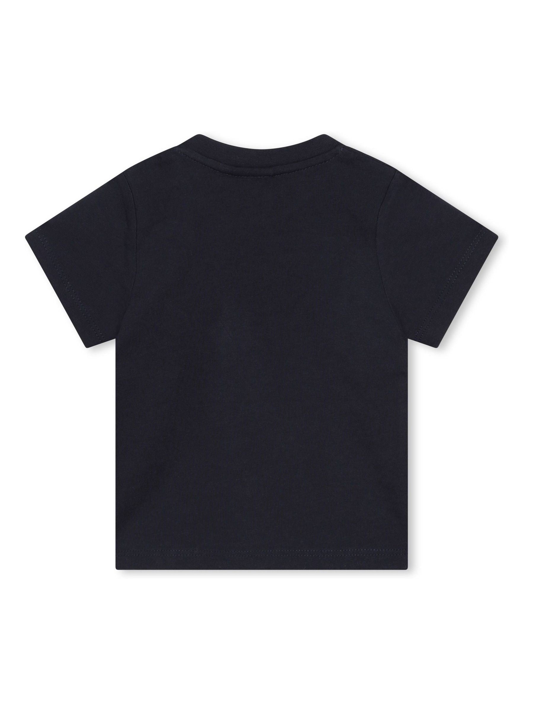 Dsiney Kidz - BOSS Blue Cotton Jersey Short Sleeve T-Shirt image 2