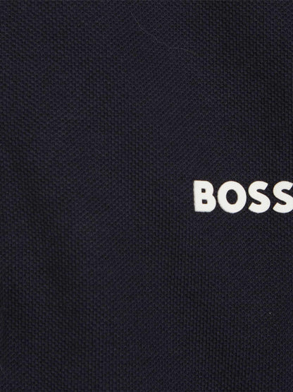Dsiney Kidz - BOSS Blue Cotton Jersey Short Sleeve T-Shirt image 3