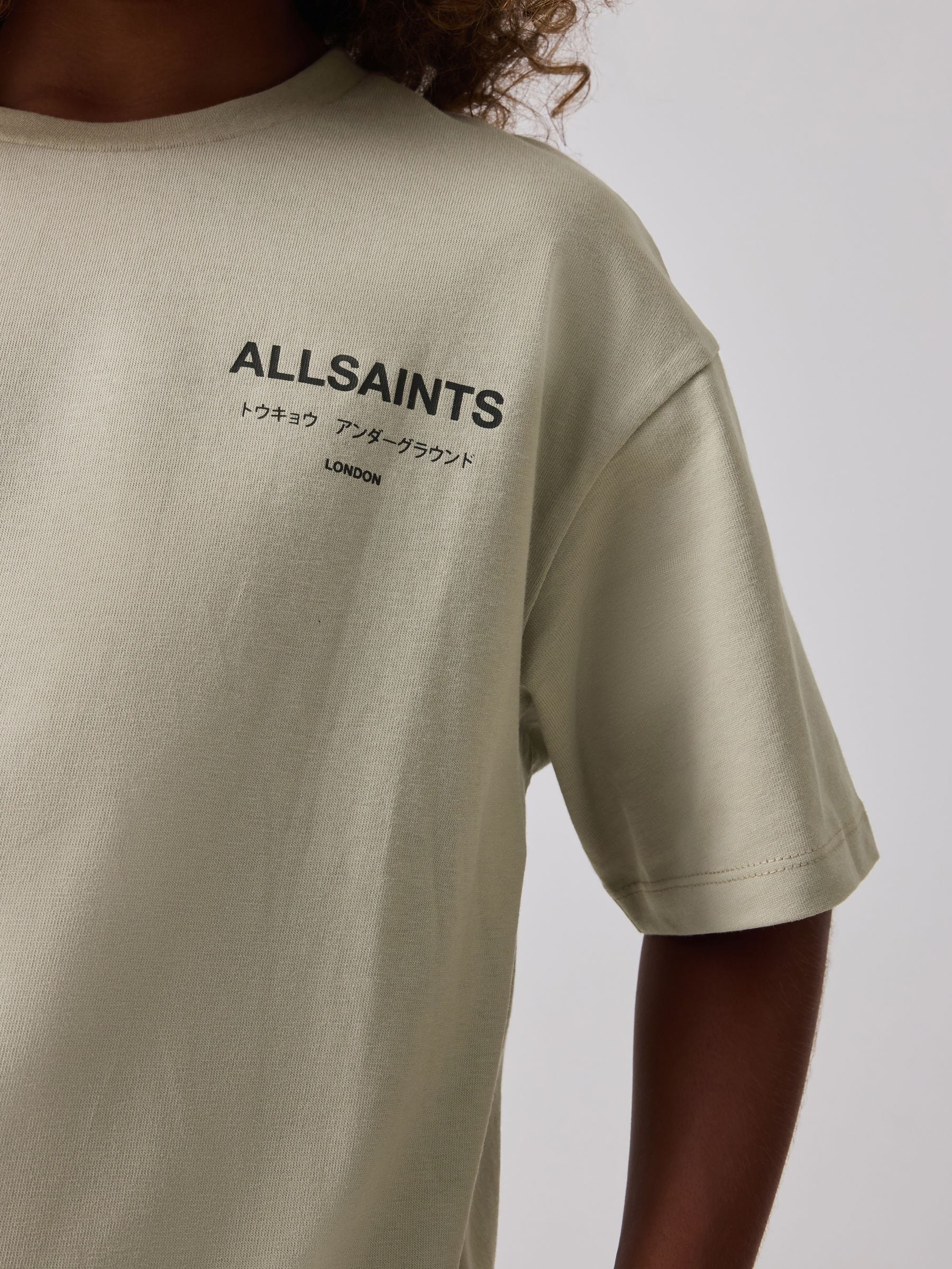 Dsiney Kidz - smALLSAINTS Stone Oversized Underground Crew Neck Cotton T-Shirt image 2