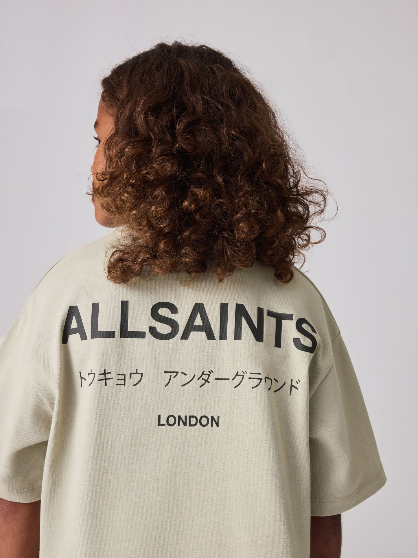Dsiney Kidz - smALLSAINTS Stone Oversized Underground Crew Neck Cotton T-Shirt image 3