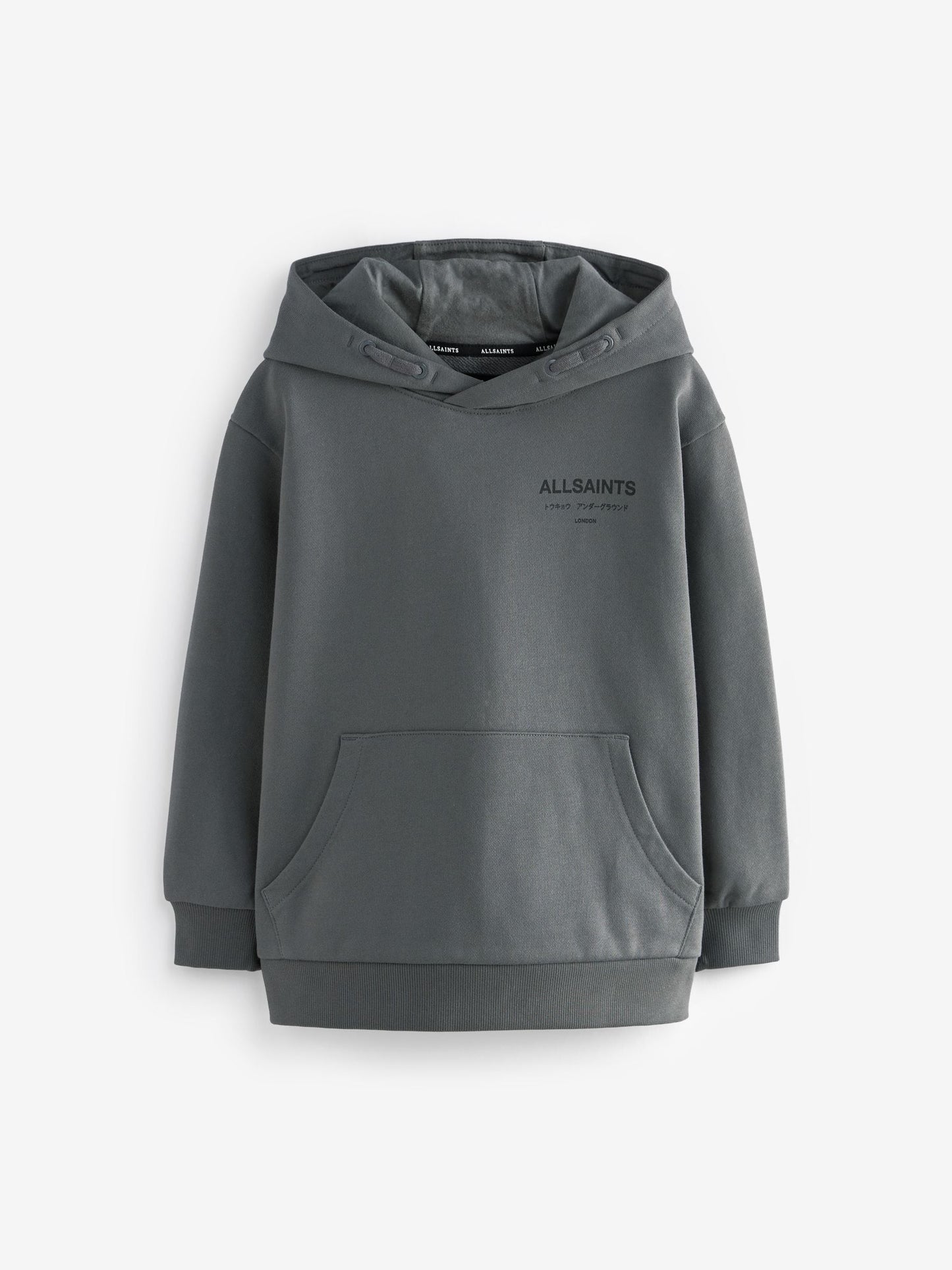 Dsiney Kidz - smALLSAINTS Charcoal Grey Oversized Underground Pullover Hoodie image 6