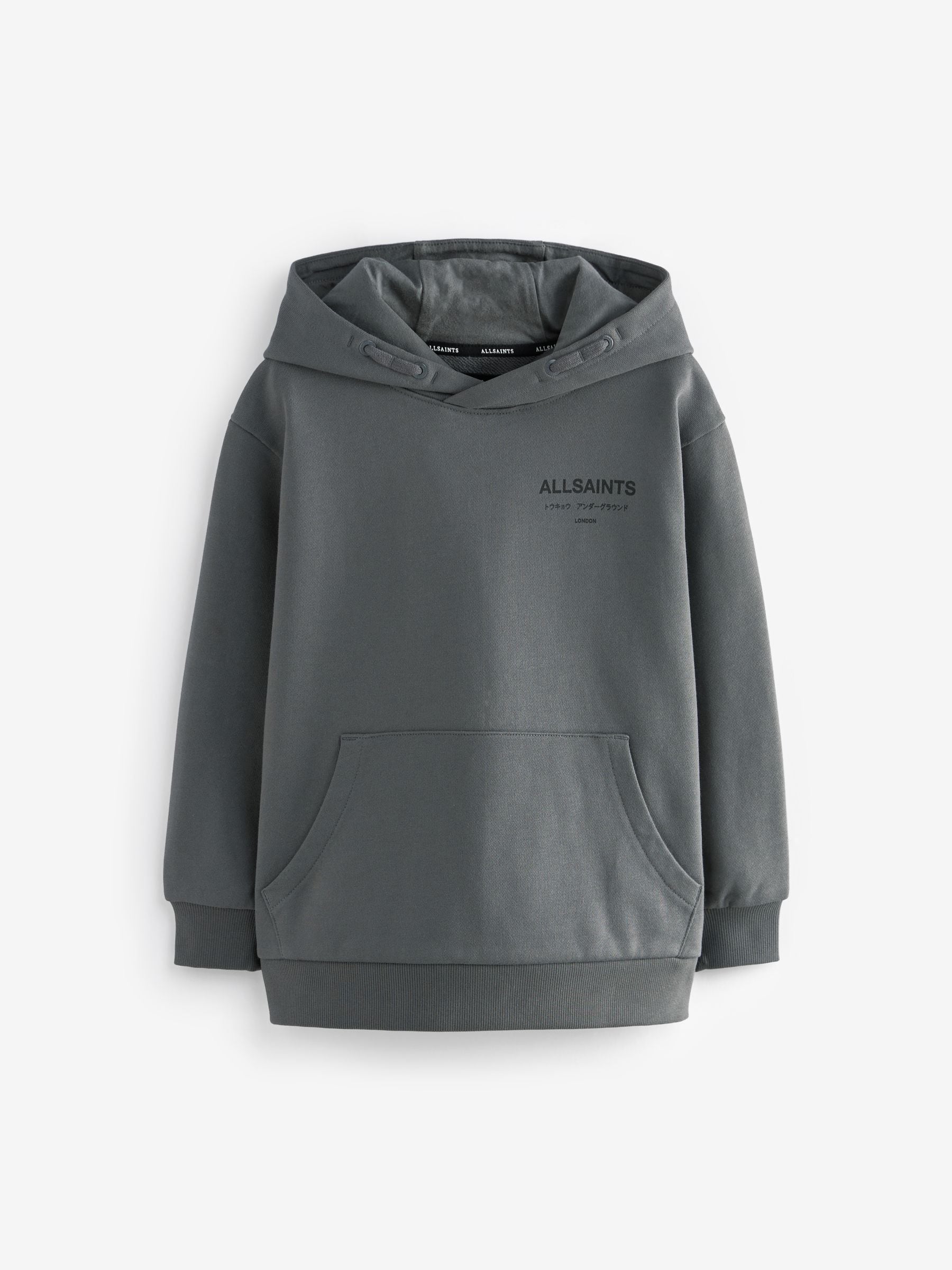 Dsiney Kidz - smALLSAINTS Charcoal Grey Oversized Underground Pullover Hoodie image 6