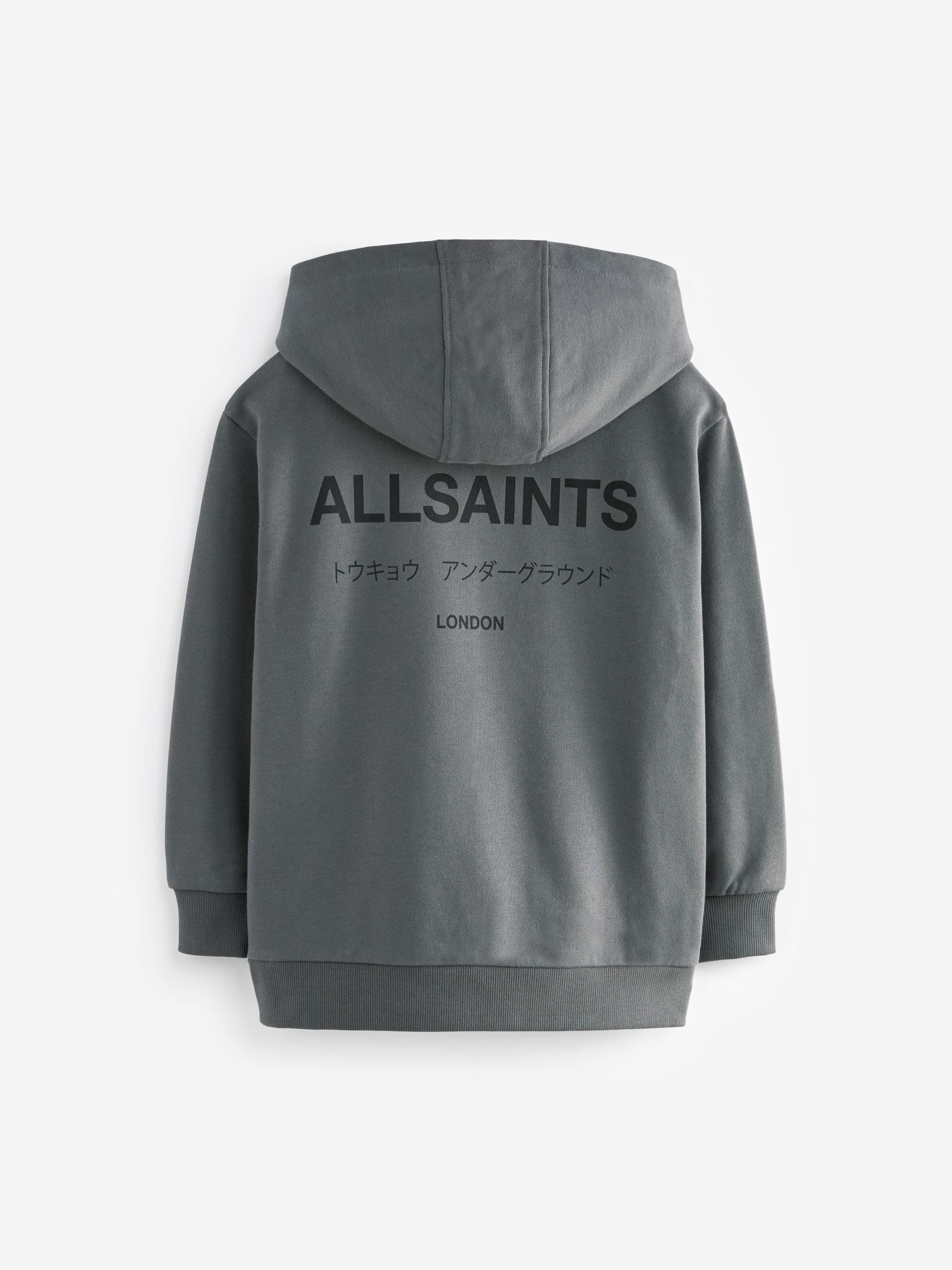 Dsiney Kidz - smALLSAINTS Charcoal Grey Oversized Underground Pullover Hoodie image 7