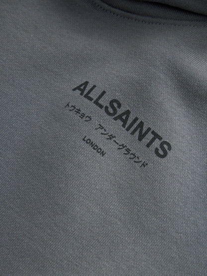 Dsiney Kidz - smALLSAINTS Charcoal Grey Oversized Underground Pullover Hoodie image 8