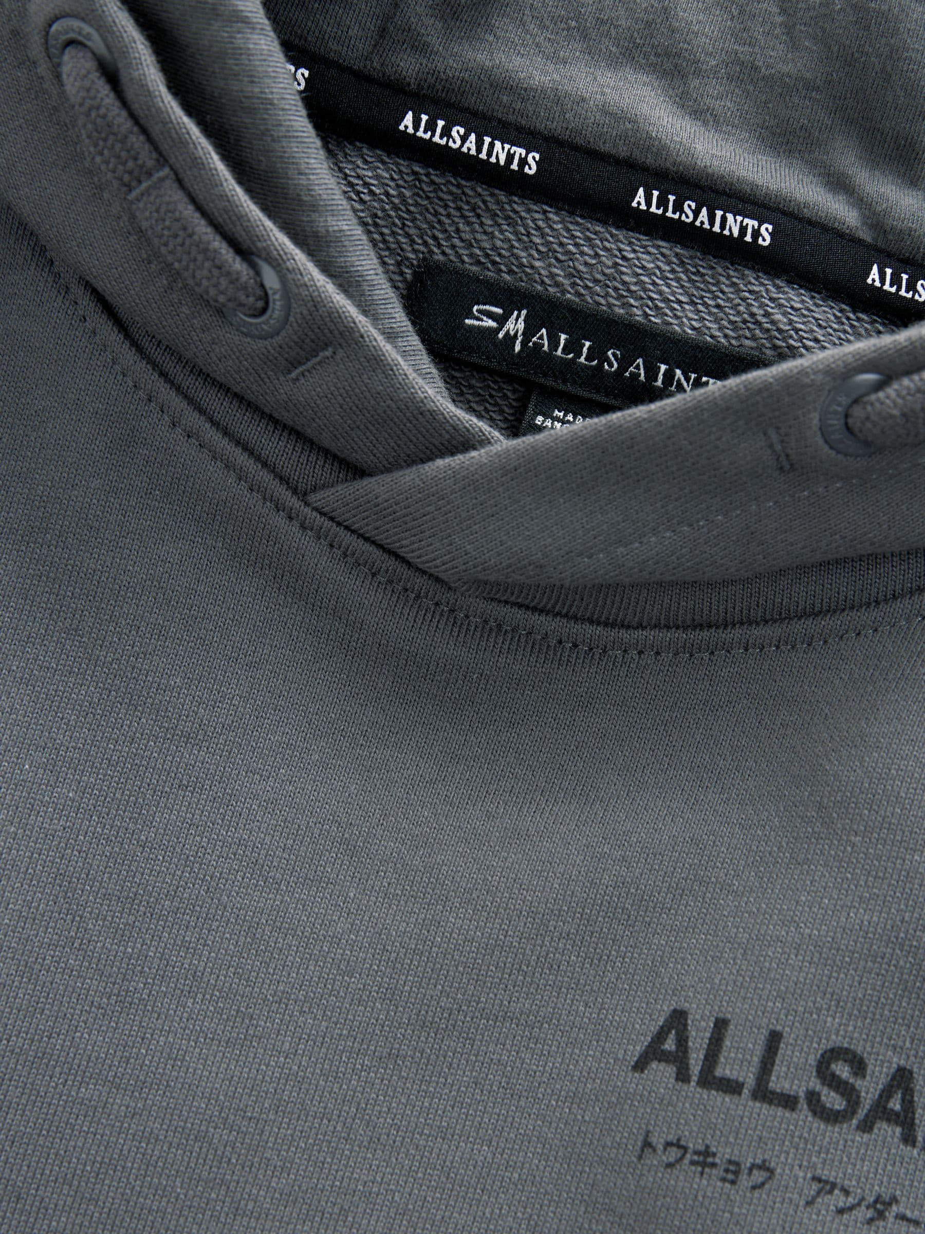 Dsiney Kidz - smALLSAINTS Charcoal Grey Oversized Underground Pullover Hoodie image 9