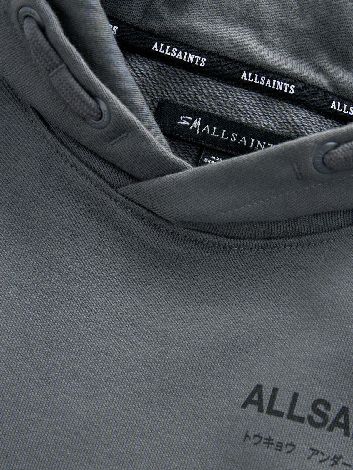 Dsiney Kidz - smALLSAINTS Charcoal Grey Oversized Underground Pullover Hoodie image 9