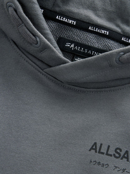 Dsiney Kidz - smALLSAINTS Charcoal Grey Oversized Underground Pullover Hoodie image 9