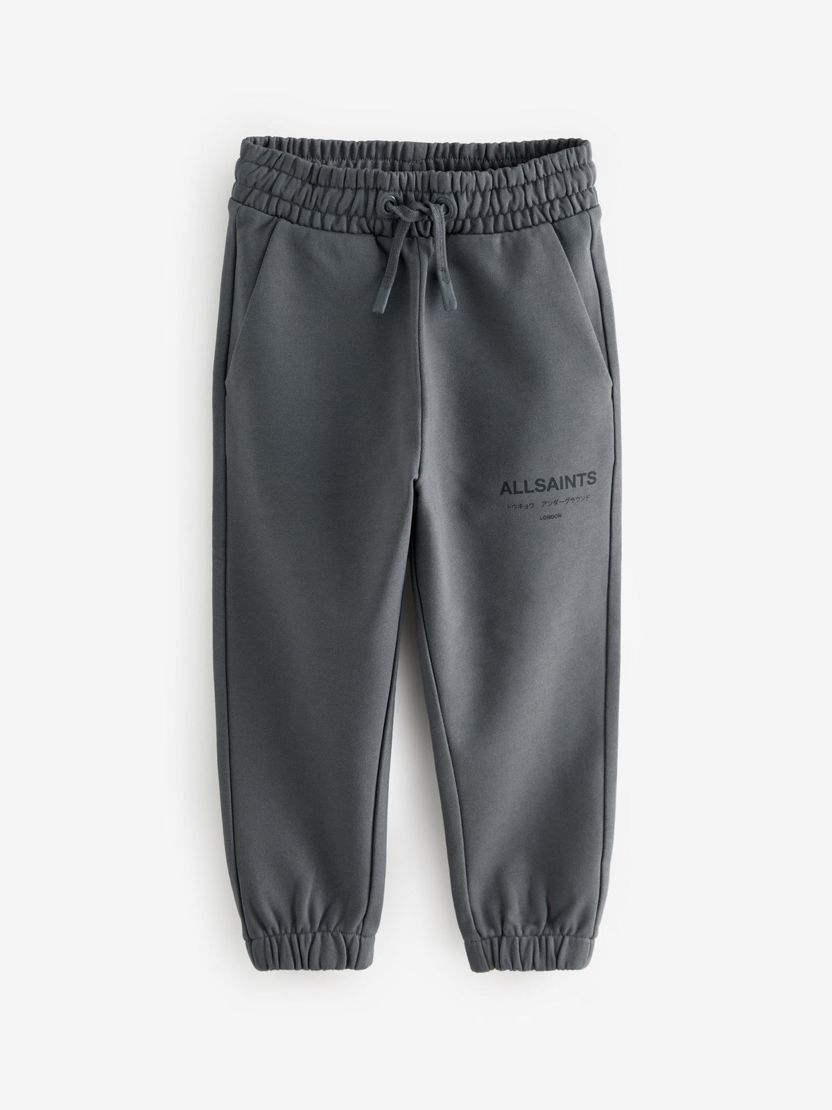 smALLSAINTS Charcoal Grey Underground Straight Cuffed 100% Cotton Joggers - image 8