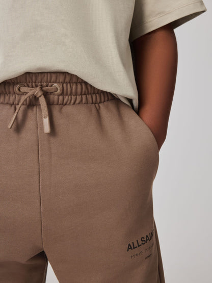 Dsiney Kidz - smALLSAINTS Brown Underground Straight Cuffed Cotton Joggers image 4