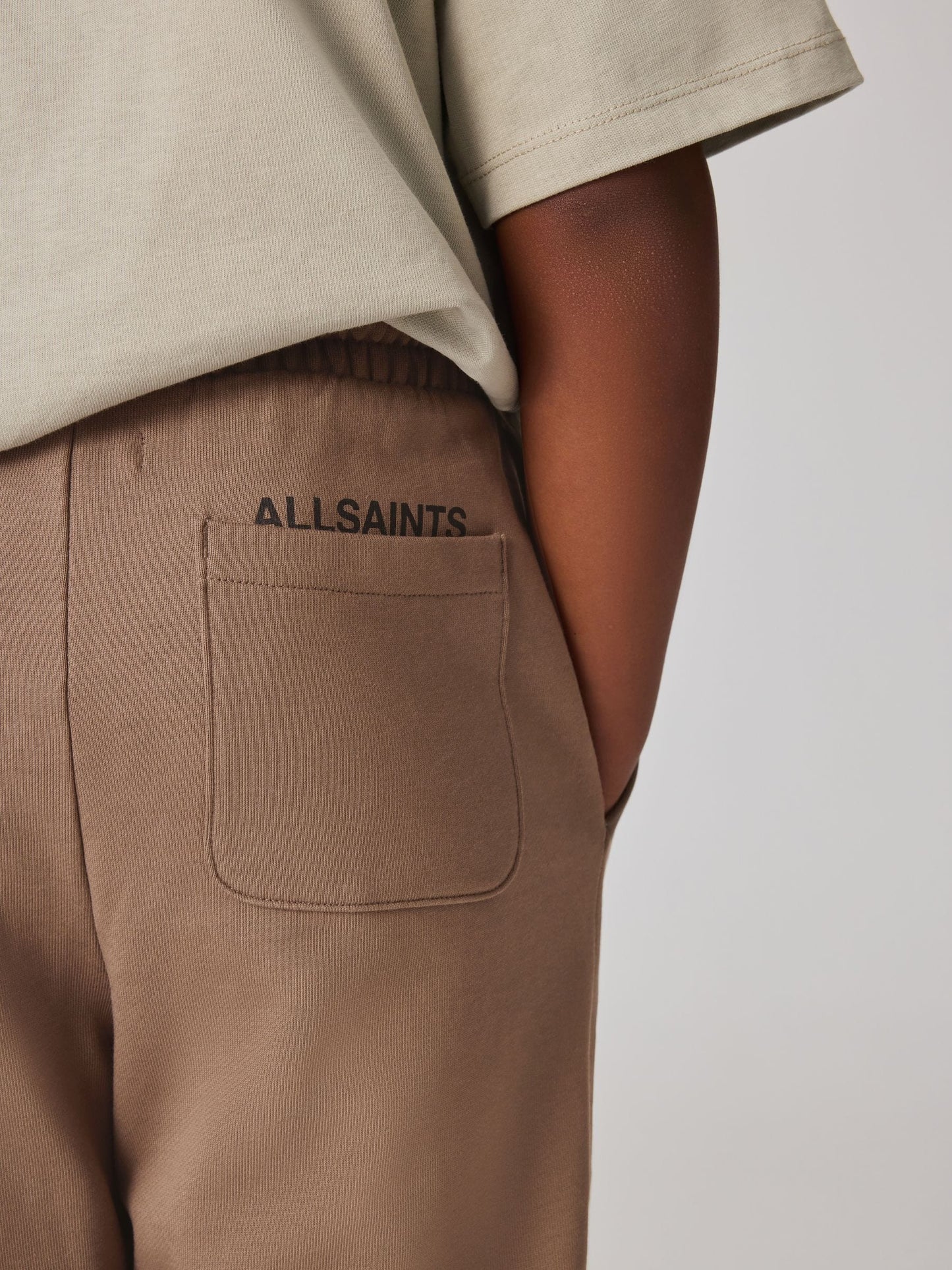 Dsiney Kidz - smALLSAINTS Brown Underground Straight Cuffed Cotton Joggers image 6
