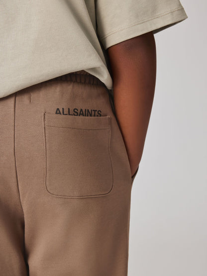 Dsiney Kidz - smALLSAINTS Brown Underground Straight Cuffed Cotton Joggers image 6