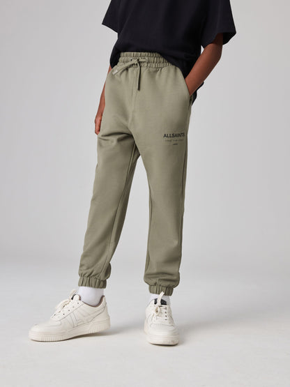 Dsiney Kidz - smALLSAINTS Khaki Green Underground Straight Cuffed Cotton Joggers image 1