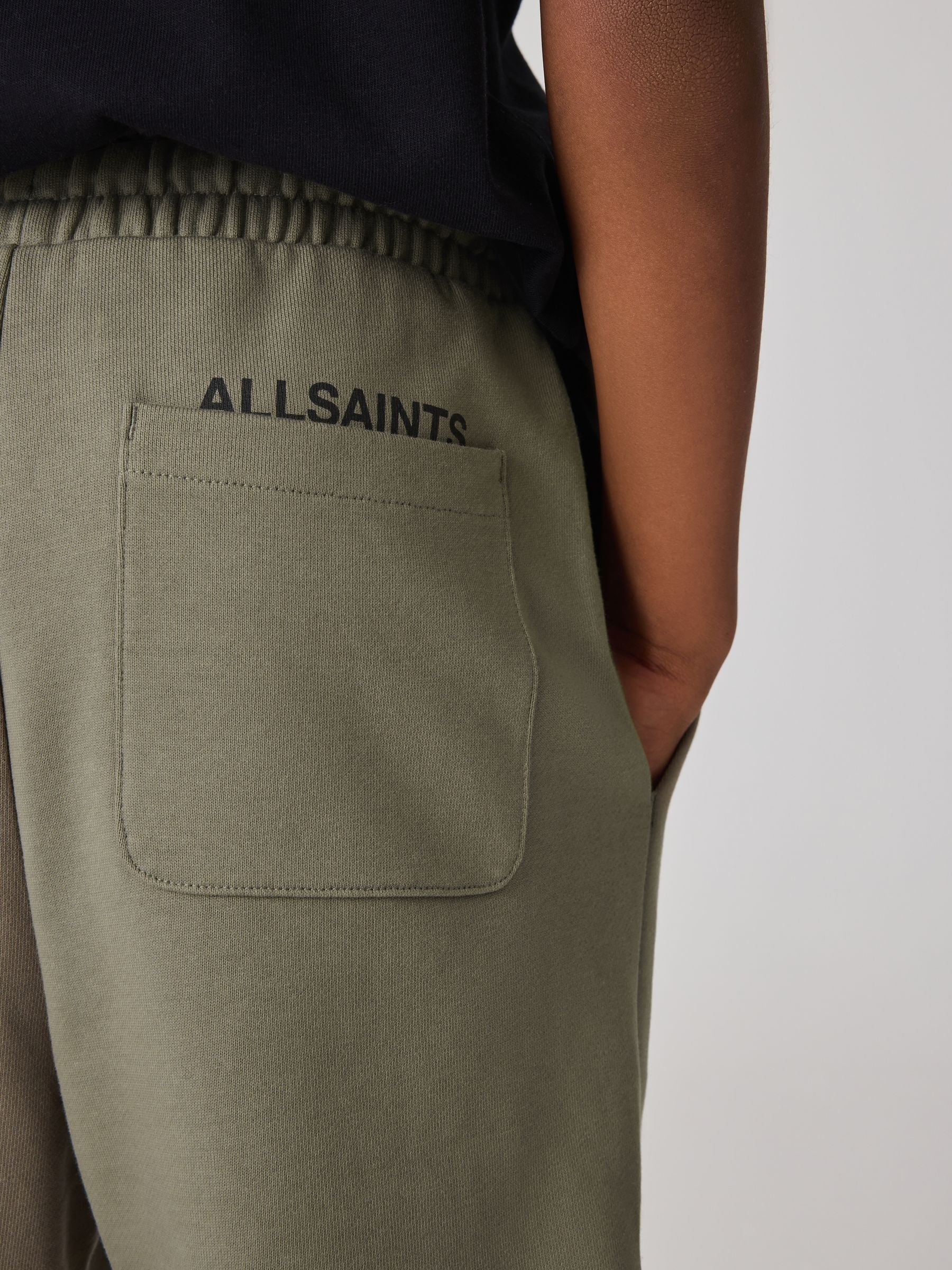 Dsiney Kidz - smALLSAINTS Khaki Green Underground Straight Cuffed Cotton Joggers image 5