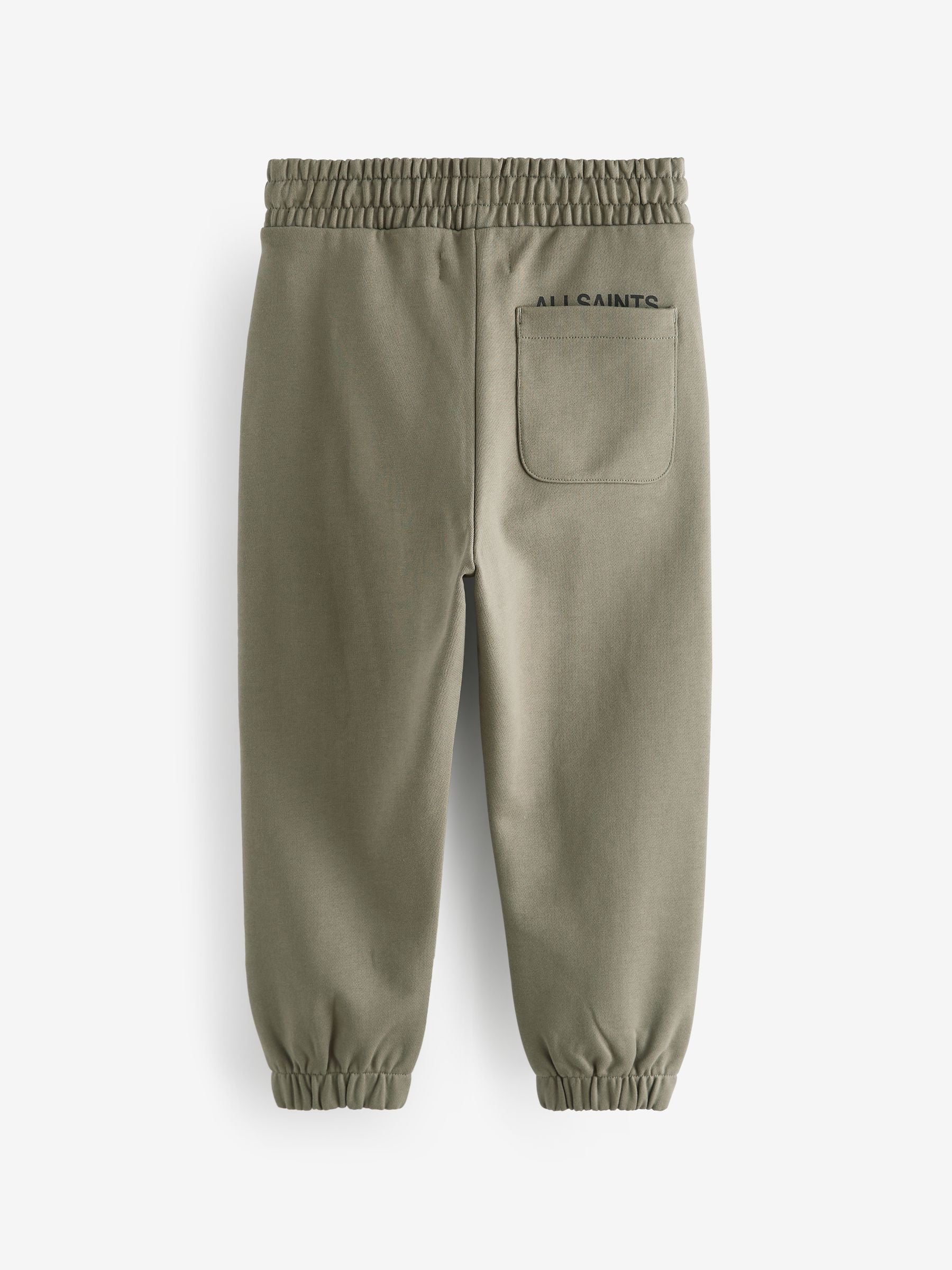 Dsiney Kidz - smALLSAINTS Khaki Green Underground Straight Cuffed Cotton Joggers image 7