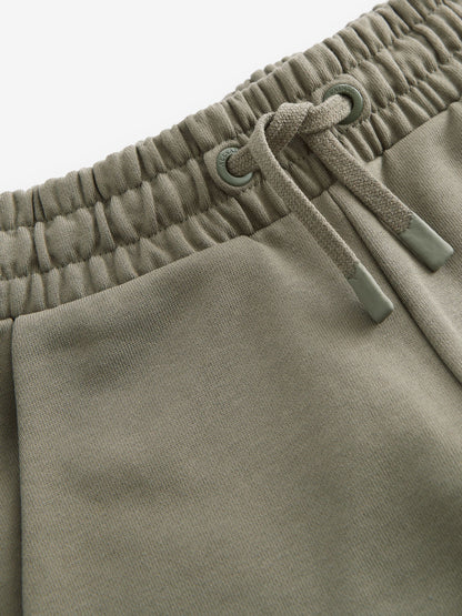 Dsiney Kidz - smALLSAINTS Khaki Green Underground Straight Cuffed Cotton Joggers image 8