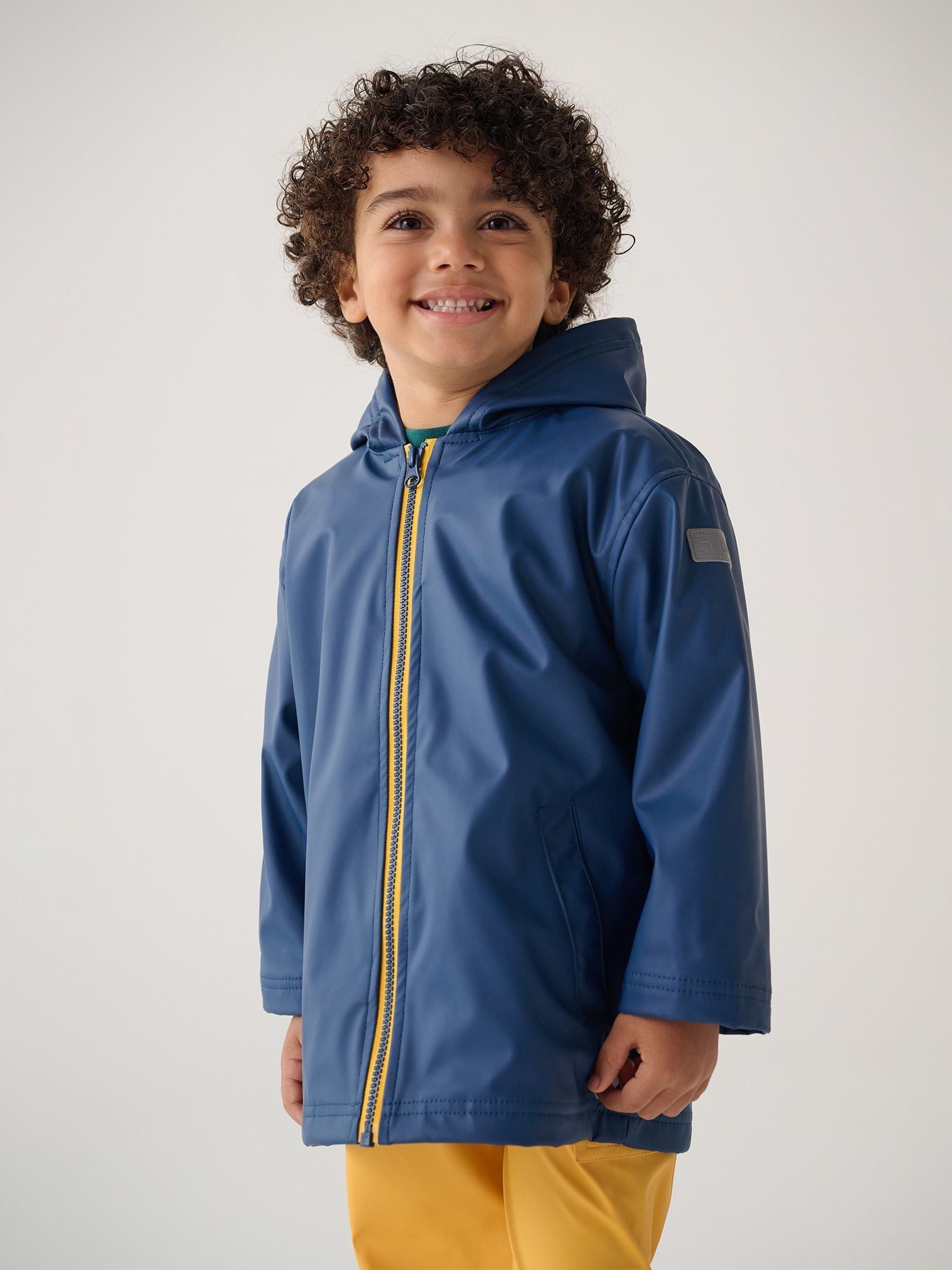 Dsiney Kidz - Hatley Blue Waterproof Zip Up Hooded Splash Jacket image 1