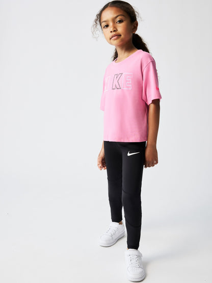 Nike Black Little Kids Pro Leggings image 3