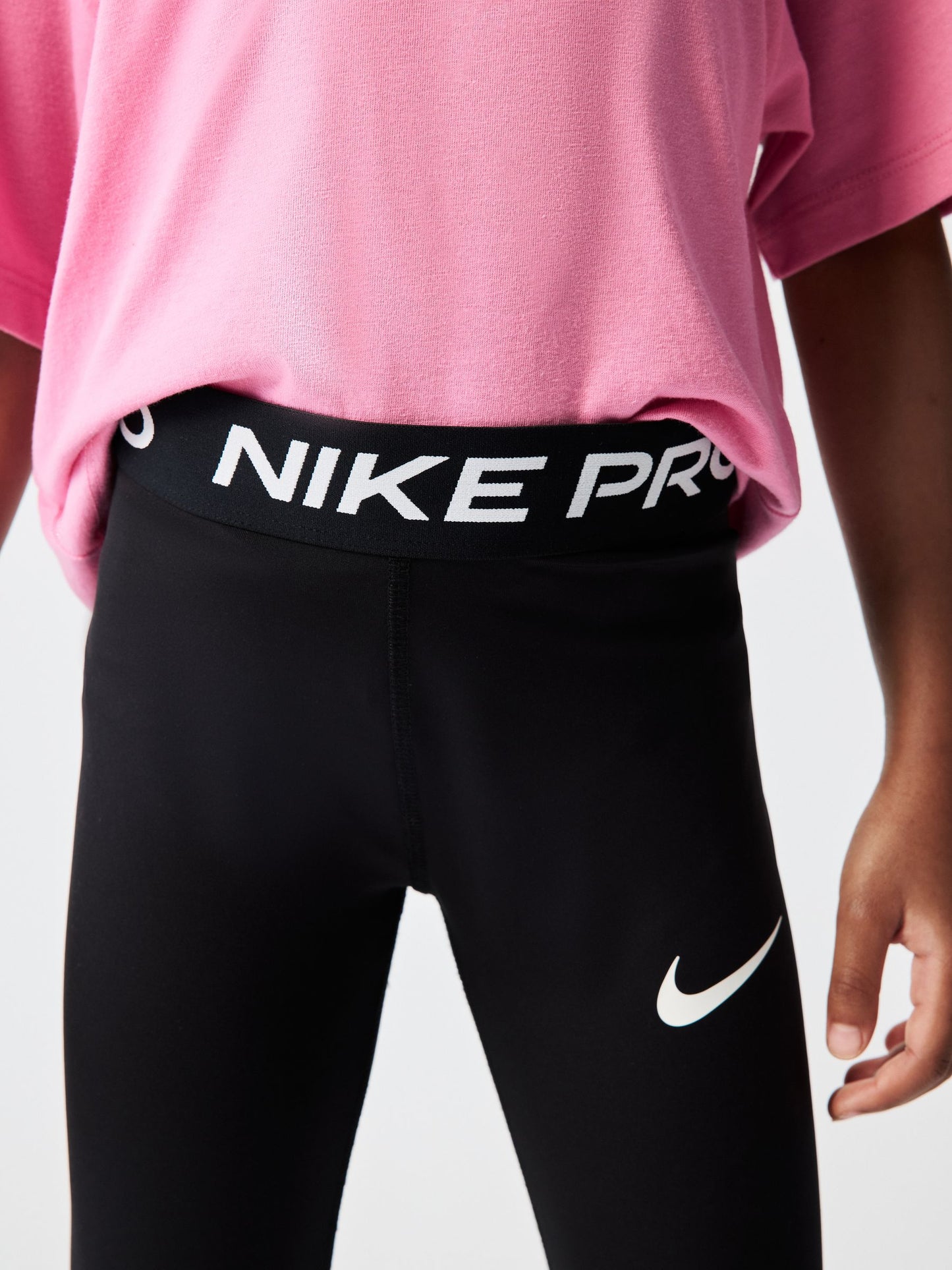 Nike Black Little Kids Pro Leggings image 4
