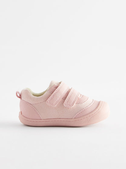 Pink Standard Fit (F) Crawler Trainers image 2