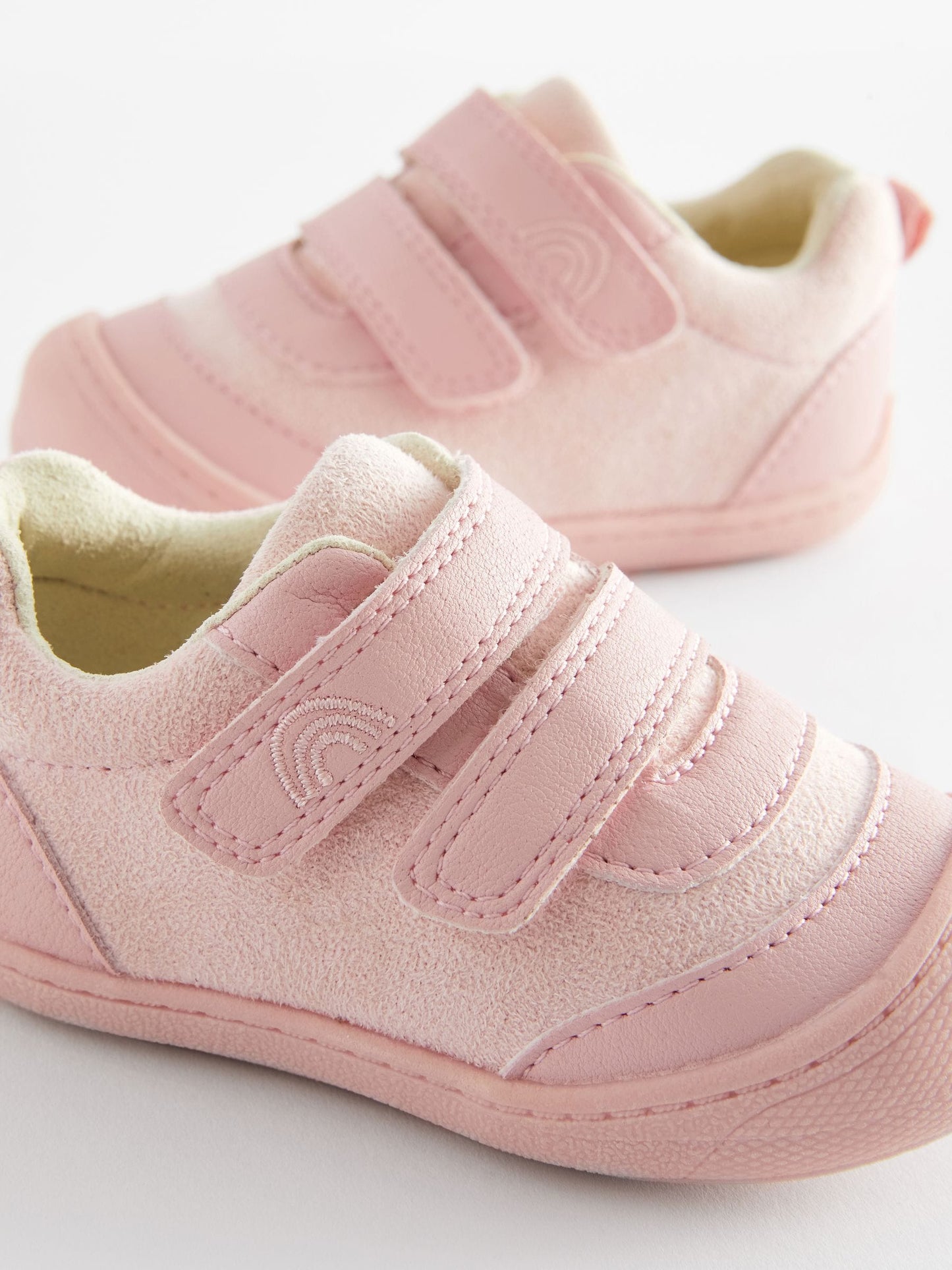 Pink Standard Fit (F) Crawler Trainers image 4