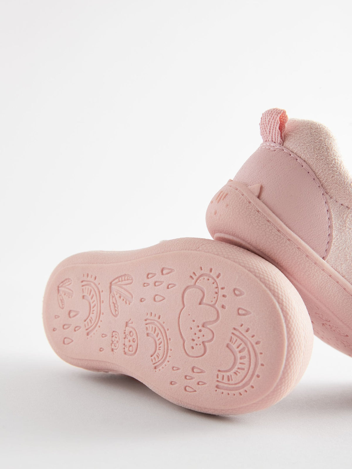 Pink Wide Fit (G) Crawler Trainers image 5