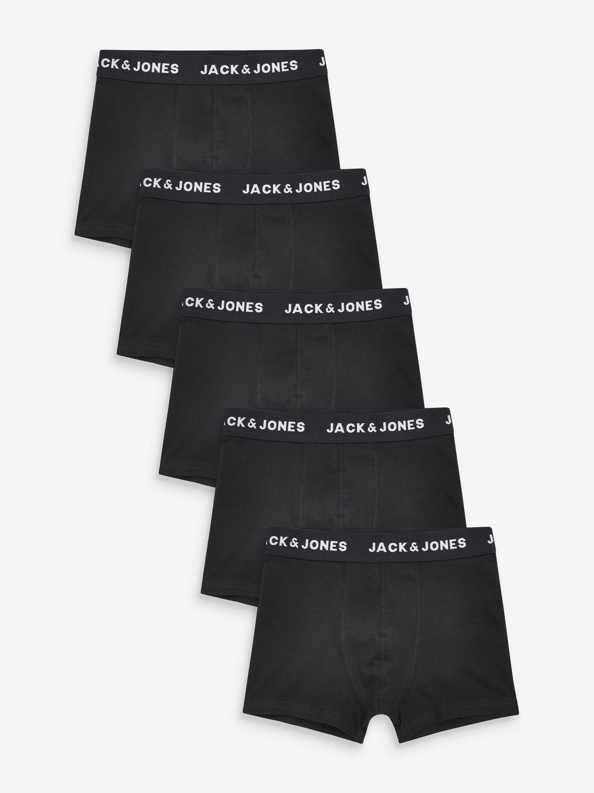 Dsiney Kidz - JACK & JONES JUNIOR Black Boxers 5 Pack image 1
