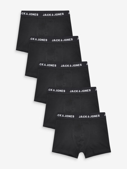 Dsiney Kidz - JACK & JONES JUNIOR Black Boxers 5 Pack image 1