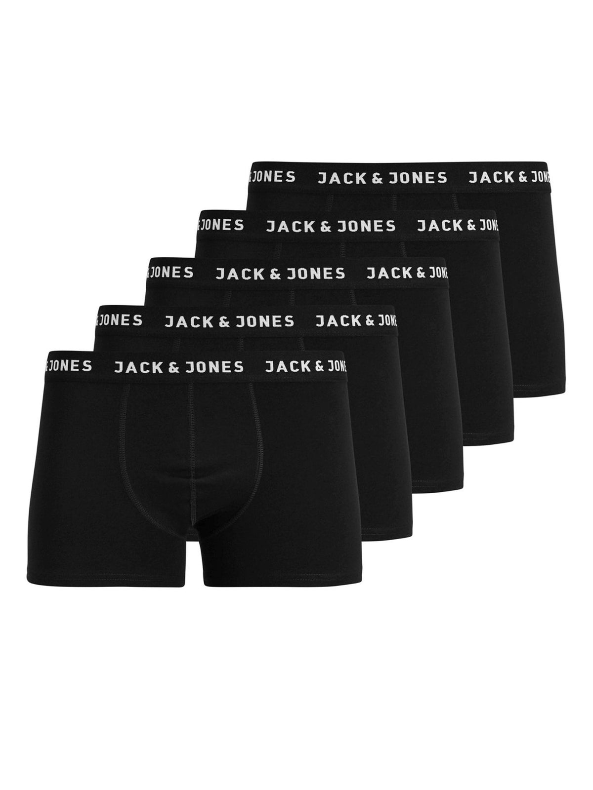 Dsiney Kidz - JACK & JONES JUNIOR Black Boxers 5 Pack image 2