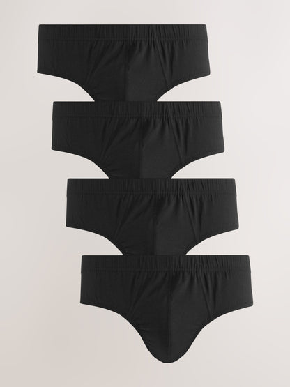 Dsiney Kidz - Black Essential Cotton Rich Briefs 4 Pack image 1