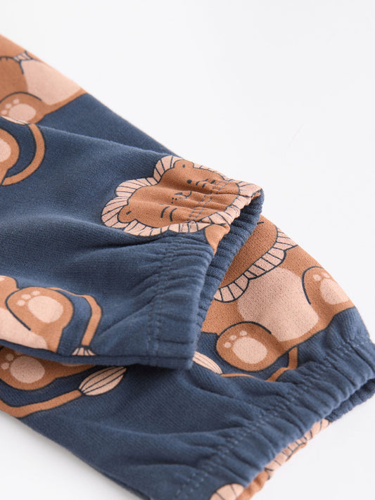Navy Lion Sweatshirt and Joggers Set image 3