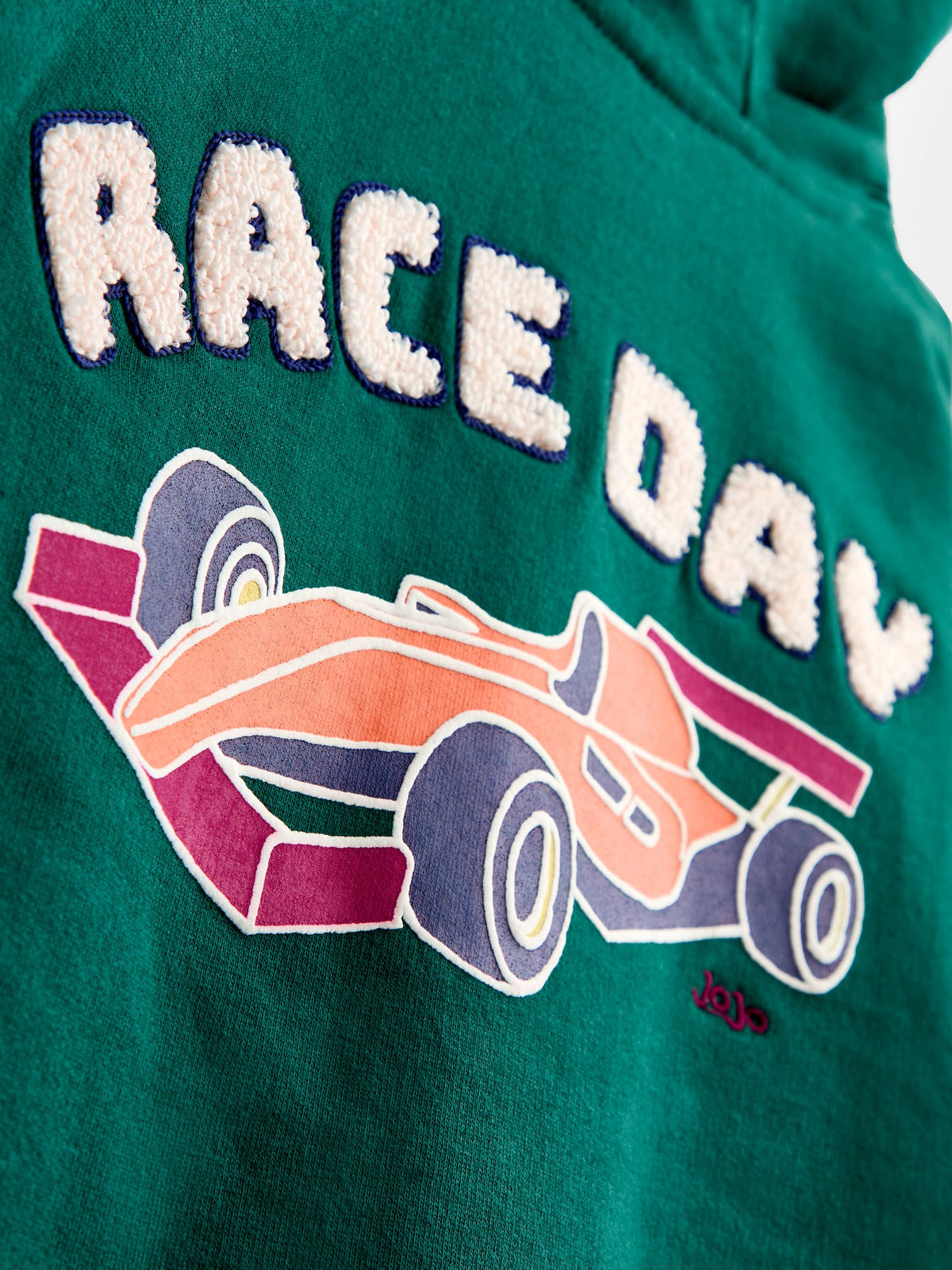 JoJo Maman Bébé Dark Green Race Day Race Day Hoodie - image 5