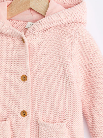 Dsiney Kidz - Pink Knitted Baby Cardigan (0mths-2yrs) image 5