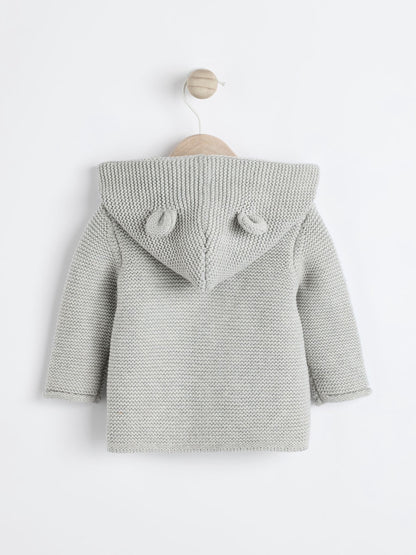 Dsiney Kidz - Grey Knitted Hooded Baby Cardigan image 2